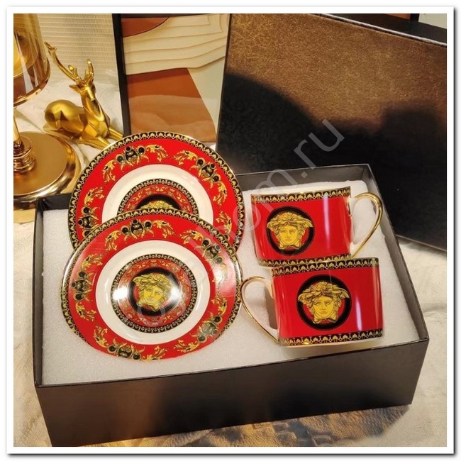 Набор Чайных (кофейных) пар Versace 250 мл №10853